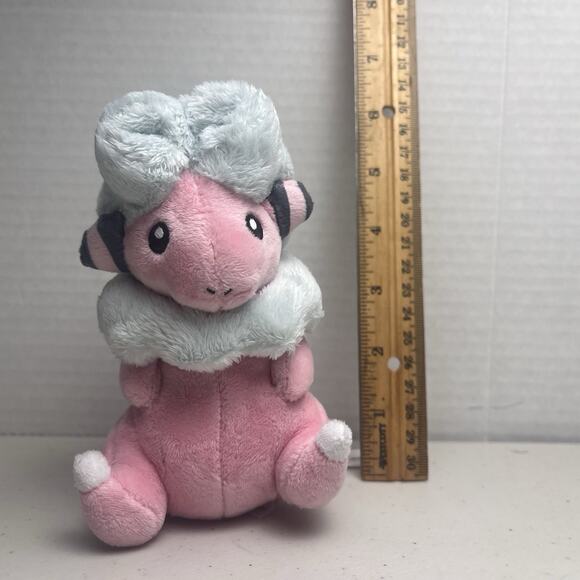 Pokemon Center Flaaffy Original Pokémon fit Plush Small Doll Tag 13cm 5.1" - Picture 13 of 14